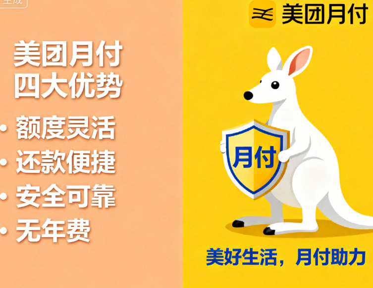 美团月付的额度可以提现到哪些账户？